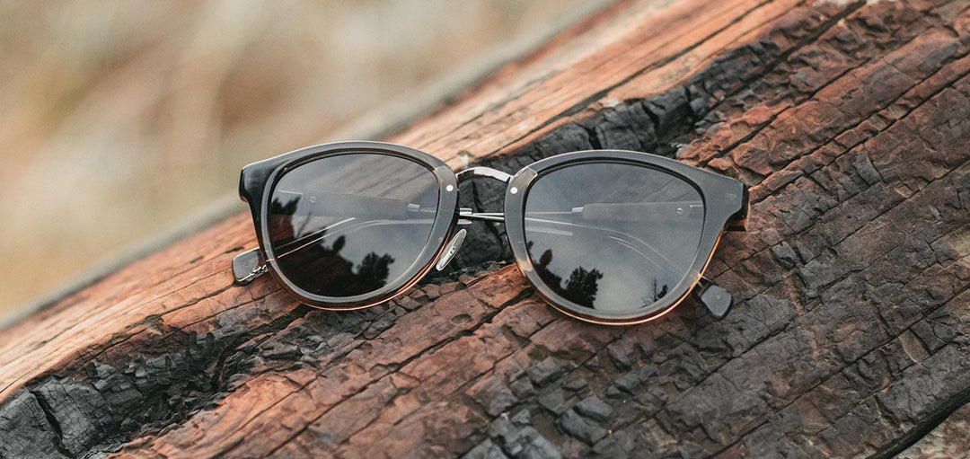 Harbor Fade*Ebony*Grey + Harbor Fade*Ebony*Grey Polarized | Shwood Ainsworth Acetate Sunglasses Harbor Fade