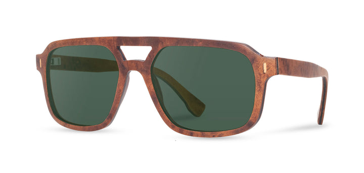 Redwood Burl*G15 + Redwood Burl*G15 Polarized | Shwood Auburn Wood Sunglasses Redwood Burl
