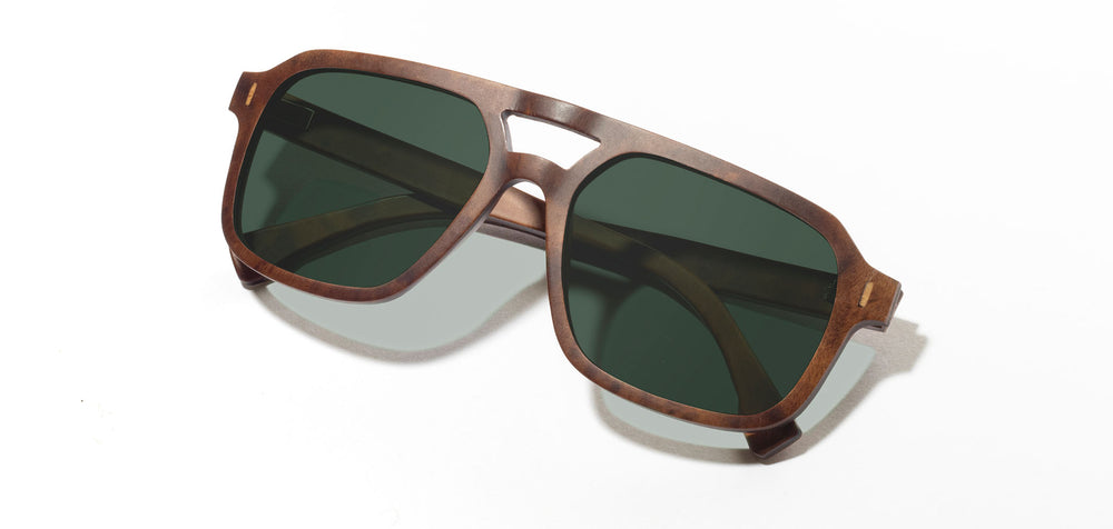 Redwood Burl*G15 + Redwood Burl*G15 Polarized | Shwood Auburn Wood Sunglasses Redwood Burl