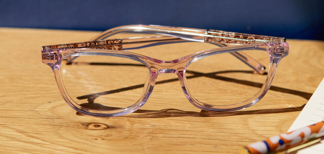Lilac*Rose Flower*frames only | Shwood Casey Acetate RX Eyeglasses Lilac