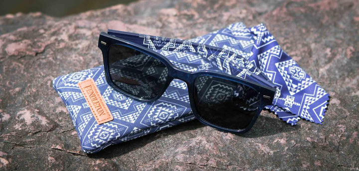 Navy Crystal*Navy Oxbow*Grey Polarized | Pendleton Coby Sunglasses