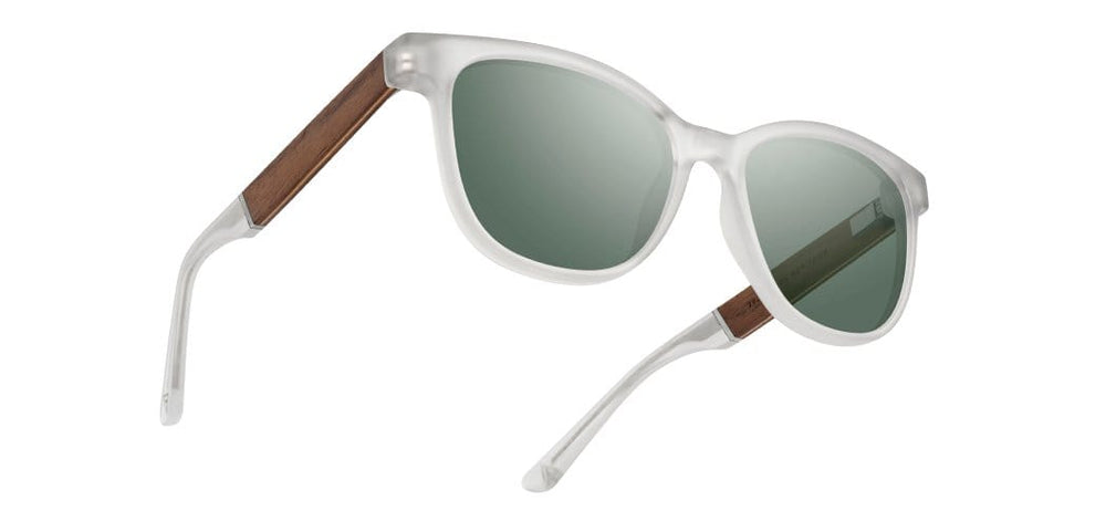 Matte Crystal*Walnut*Basic Polarized G15 + Matte Crystal*Walnut*HD Plus Polarized G15 | CAMP Cove Matte Crystal Walnut Sunglasses