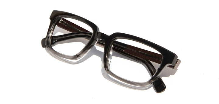 Black Agate*Elm Burl*frames only | Shwood Danner Acetate RX Eyeglasses Black Agate
