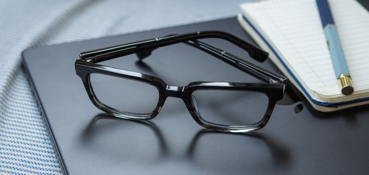 Black Agate*Elm Burl*frames only | Shwood Danner Acetate RX Eyeglasses Black Agate