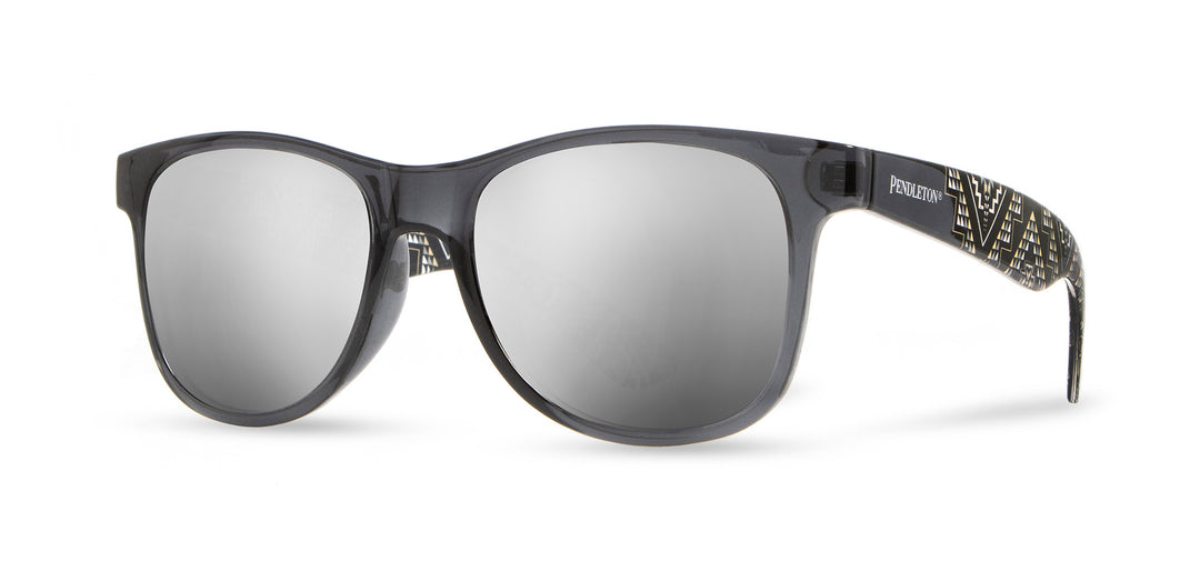 Grey Crystal*Black Oxbow*Silver Mirror Polarized | Pendleton Gabe Sunglasses