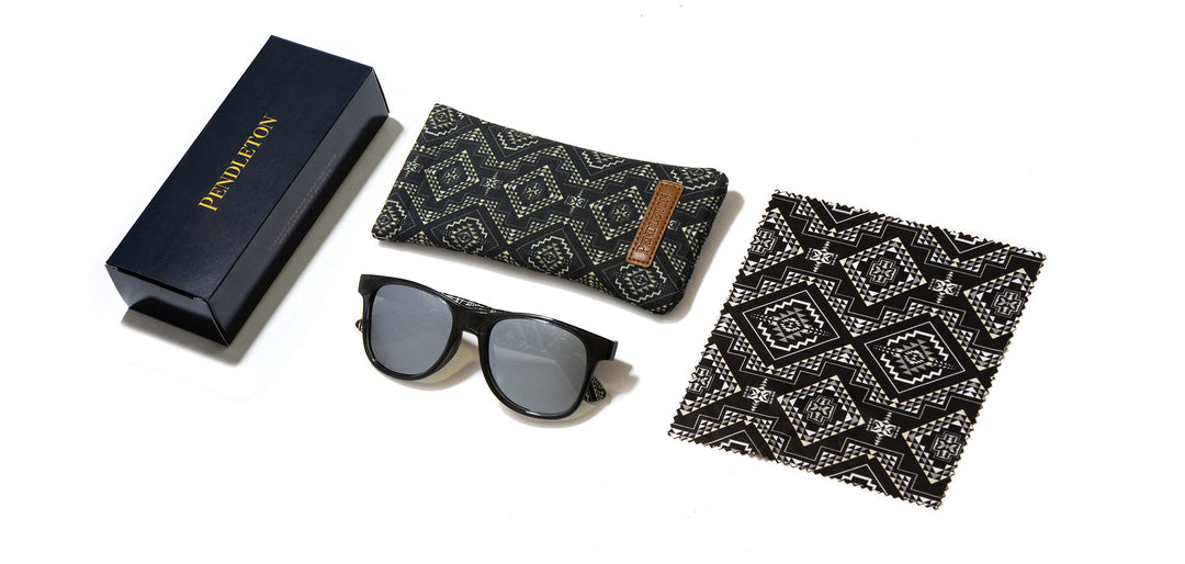 Grey Crystal*Black Oxbow*Silver Mirror Polarized | Pendleton Gabe Sunglasses