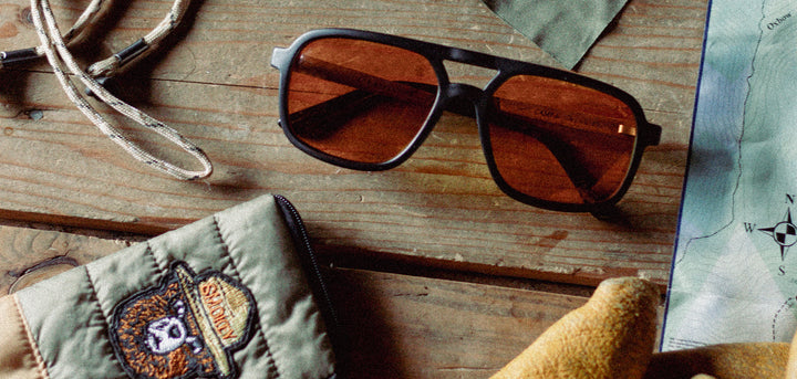 Matte Black*Walnut*Basic Polarized Amber + Matte Black*Walnut*HD Plus Polarized Amber + Matte Black*Walnut*RX | CAMP Glacier Matte Matte Black Walnut Sunglasses