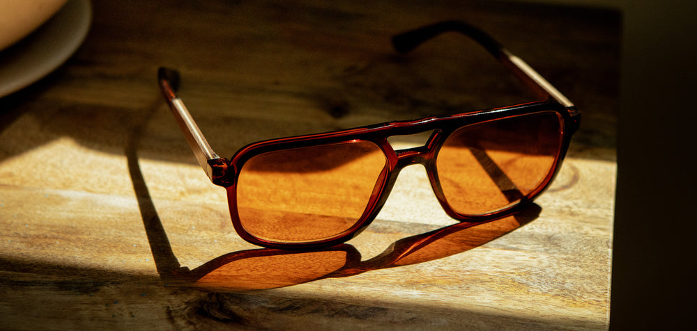 Clay*Walnut*Basic Polarized Amber + Clay*Walnut*HD Plus Polarized Amber | CAMP Glacier Clay Walnut Sunglasses