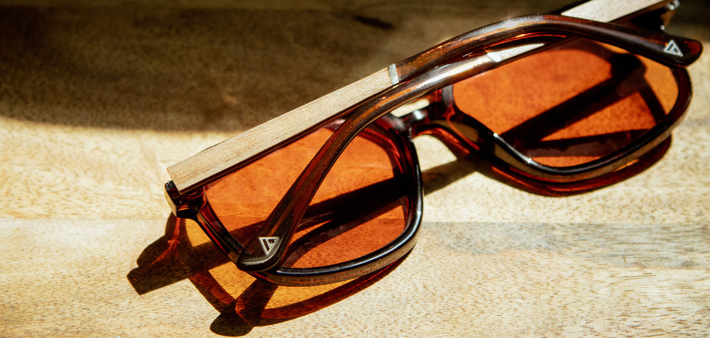 Clay*Walnut*Basic Polarized Amber + Clay*Walnut*HD Plus Polarized Amber | CAMP Glacier Clay Walnut Sunglasses