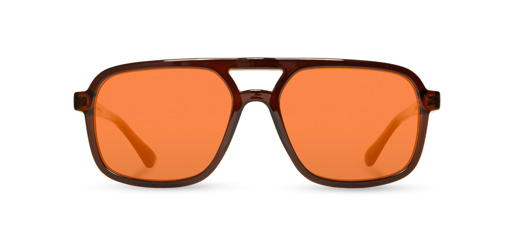 Clay*Walnut*Basic Polarized Amber + Clay*Walnut*HD Plus Polarized Amber | CAMP Glacier Clay Walnut Sunglasses