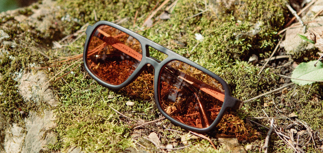 Matte Black*Walnut*Basic Polarized Amber + Matte Black*Walnut*HD Plus Polarized Amber + Matte Black*Walnut*RX | CAMP Glacier Matte Matte Black Walnut Sunglasses