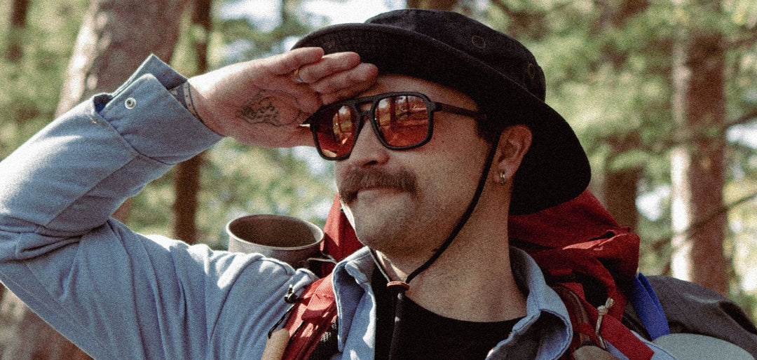 Matte Black*Walnut*Basic Polarized Amber + Matte Black*Walnut*HD Plus Polarized Amber + Matte Black*Walnut*RX | CAMP Glacier Matte Matte Black Walnut Sunglasses