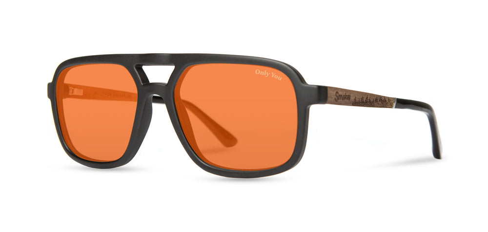 Matte Black*Walnut*Basic Polarized Amber + Matte Black*Walnut*HD Plus Polarized Amber + Matte Black*Walnut*RX | CAMP Glacier Matte Matte Black Walnut Sunglasses