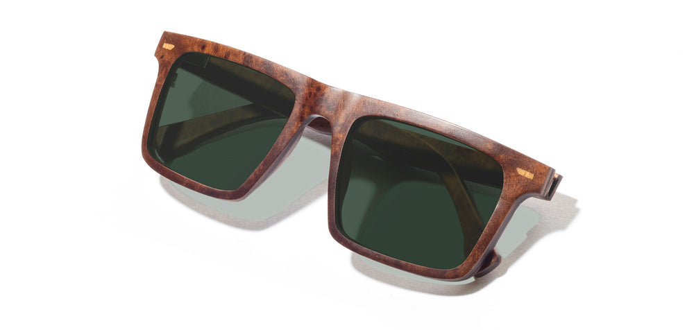 Redwood Burl*G15 + Redwood Burl*G15 Polarized | Shwood Govy Wood Sunglasses Redwood Burl