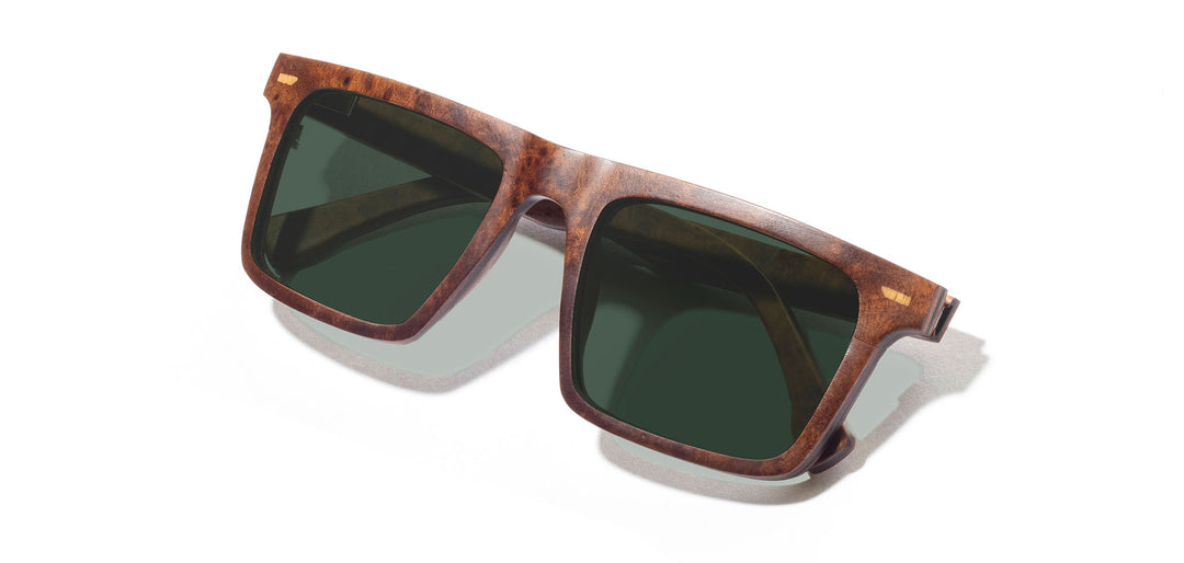 Redwood Burl*G15 + Redwood Burl*G15 Polarized | Shwood Govy Wood Sunglasses Redwood Burl