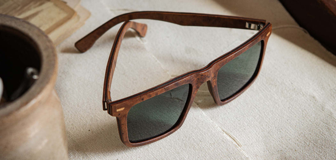 Redwood Burl*G15 + Redwood Burl*G15 Polarized | Shwood Govy Wood Sunglasses Redwood Burl