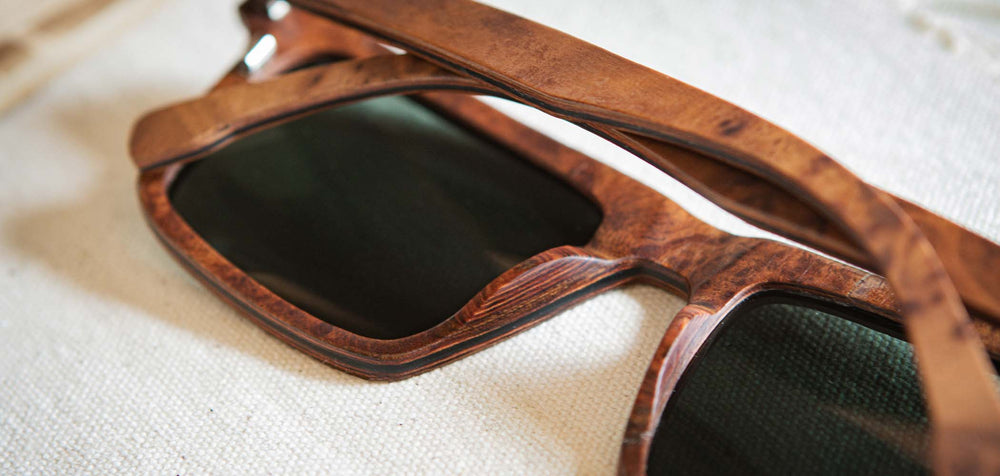 Redwood Burl*G15 + Redwood Burl*G15 Polarized | Shwood Govy Wood Sunglasses Redwood Burl