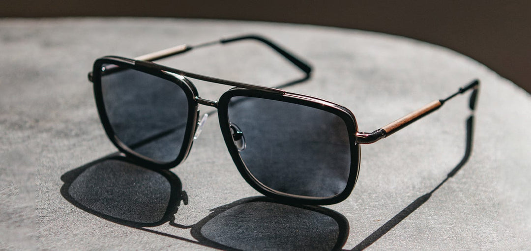 Matte Black*Walnut*Grey + Matte Black*Walnut*Grey Polarized | Shwood Grant Acetate Sunglasses Matte Black
