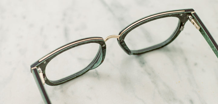 Jade Marble*frames only | Shwood Heppner Marble RX Eyeglasses Jade Marble