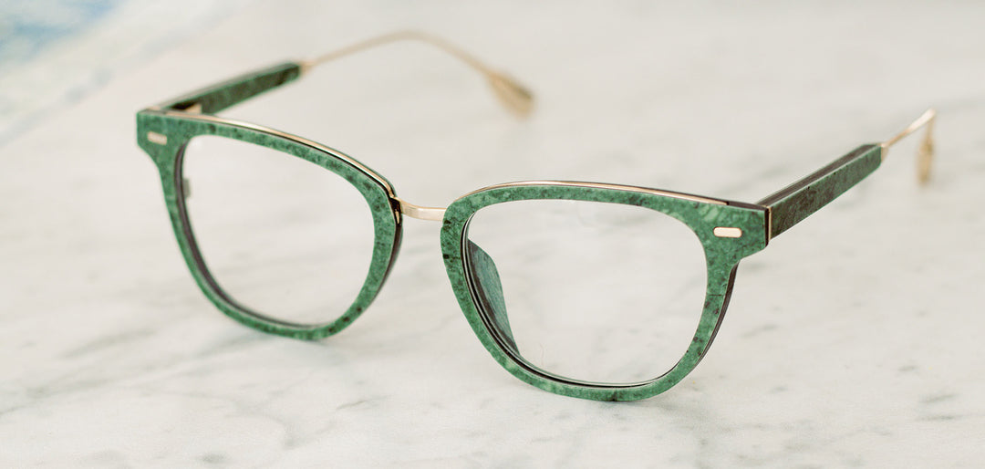 Jade Marble*frames only | Shwood Heppner Marble RX Eyeglasses Jade Marble