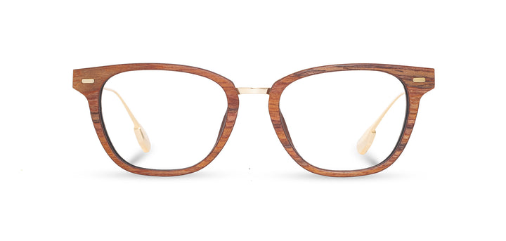 Mahogany*frames only | Shwood Heppner Wood RX Eyeglasses Mahogany