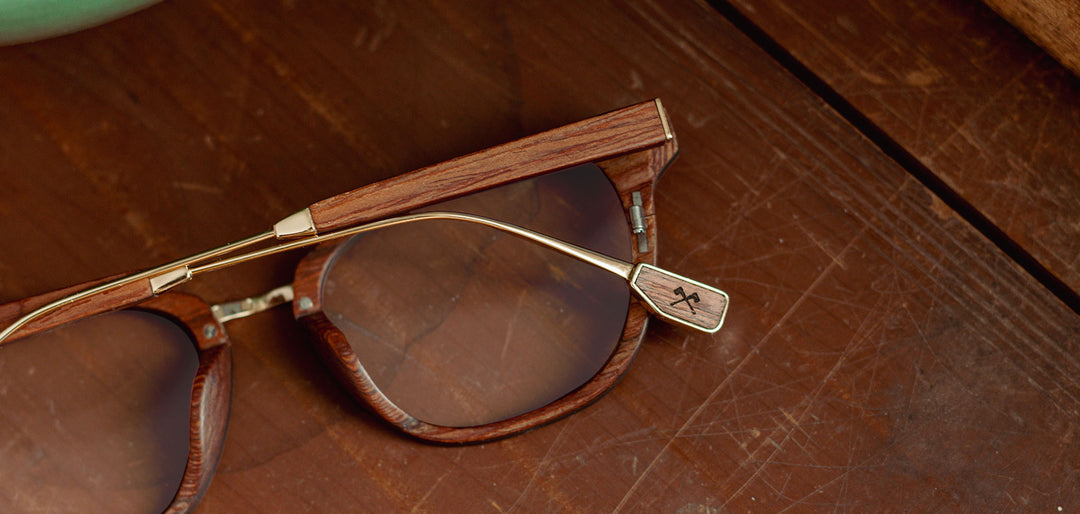 Mahogany*frames only | Shwood Heppner Wood RX Eyeglasses Mahogany