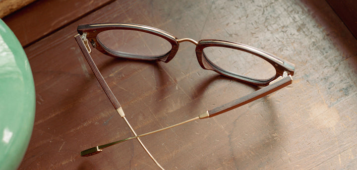 Mahogany*frames only | Shwood Heppner Wood RX Eyeglasses Mahogany