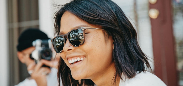 Matte Brindle*Ebony*G15 + Matte Brindle*Ebony*G15 Polarized | Shwood Keller Acetate Sunglasses Matte Brindle