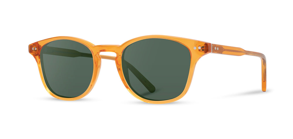 Tangerine*G15 + Tangerine*G15 Polarized | Shwood Kennedy Acetate Sunglasses Tangerine