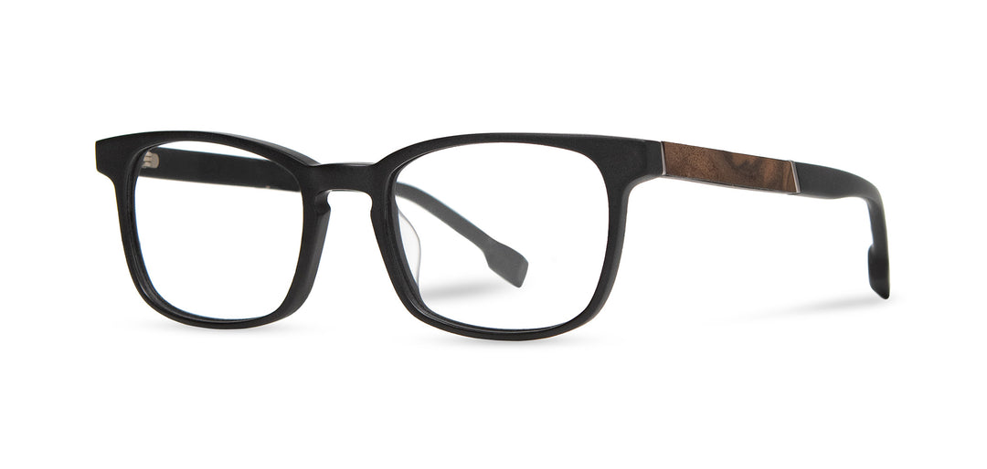 Matte Black*Elm Burl*frames only | Shwood Odell RX Eyeglasses Matte Black