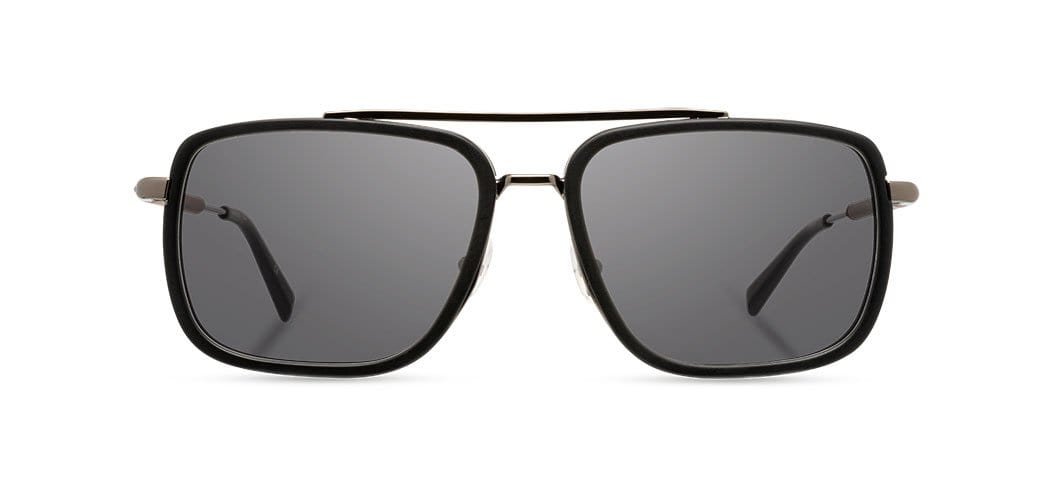Matte Black*Walnut*Grey + Matte Black*Walnut*Grey Polarized | Shwood Grant Acetate Sunglasses Matte Black