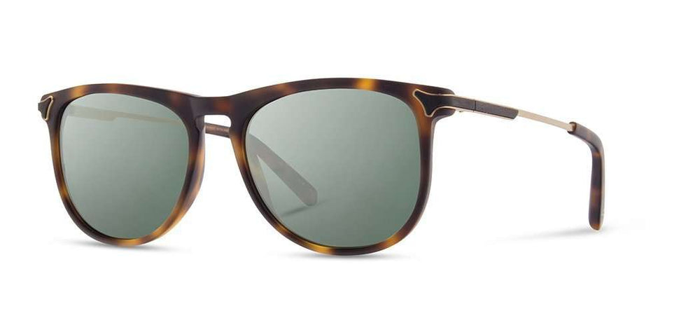 Matte Brindle*Ebony*G15 + Matte Brindle*Ebony*G15 Polarized | Shwood Keller Acetate Sunglasses Matte Brindle