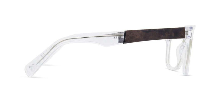 Crystal*Elm Burl*frames only + Crystal*Elm Burl*rx | Shwood Canby Acetate RX Eyeglasses Crystal